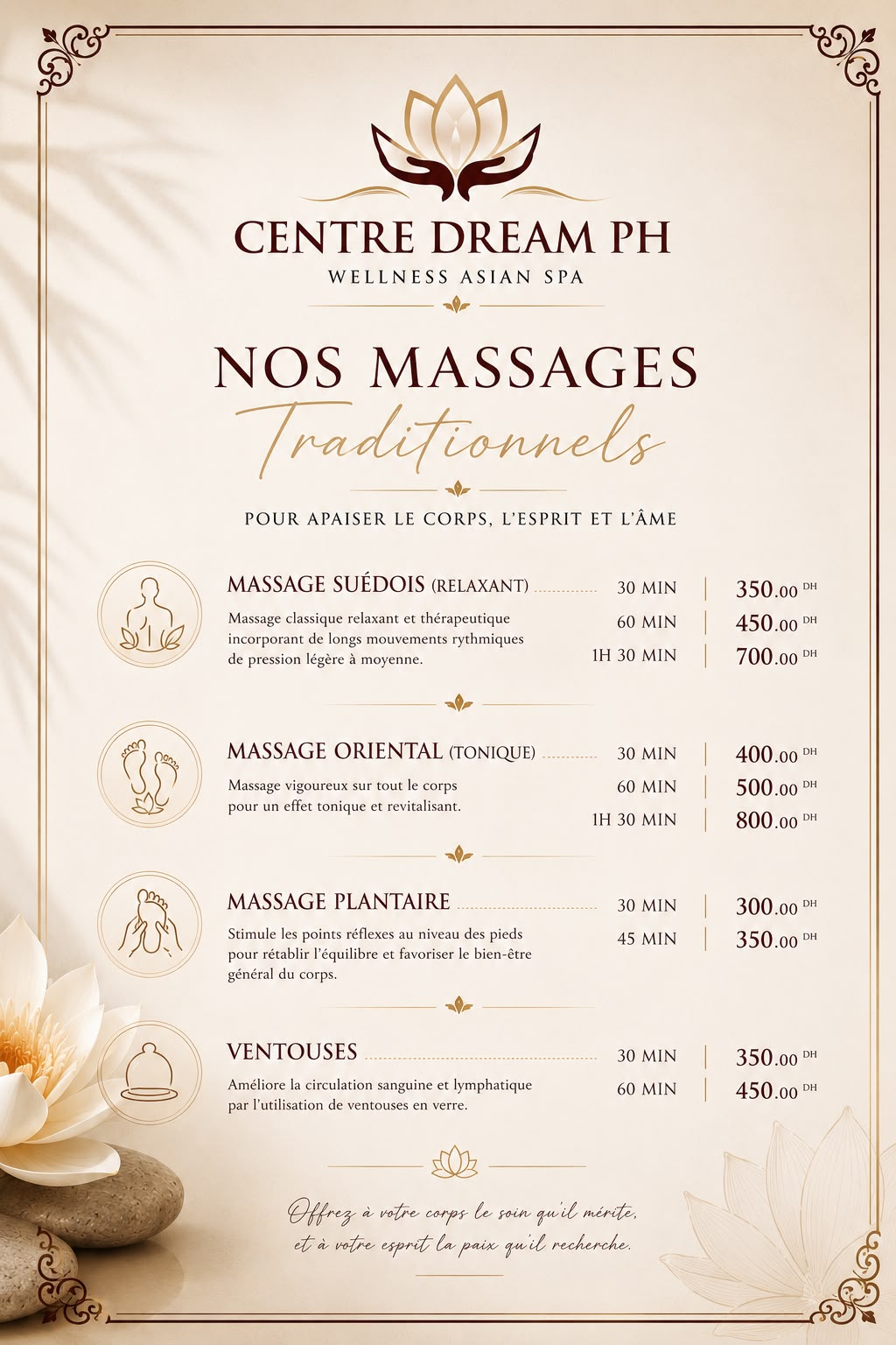 Massages traditionnels